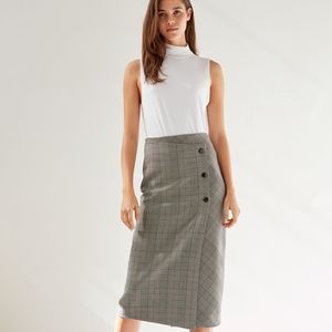 Babaton Billy Plaid Skirt